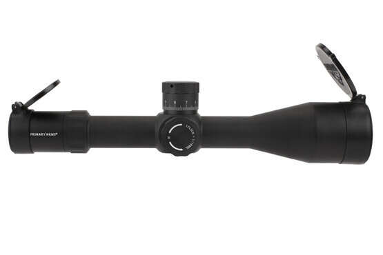 PLX5 platinum series 6-30mm DEKA AMS MIL rifle scope features a large 56mm objective for exceptional light gathering